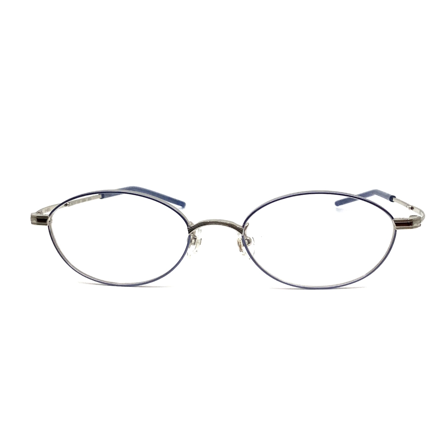 999.9 フォーナインズ メガネ S-655T 2054 シルバー(ライトブルー) 50