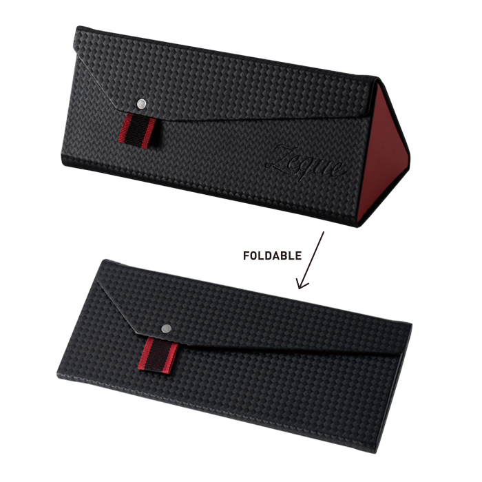 Zeque  AS-034 グラスケース　BLACK/RED