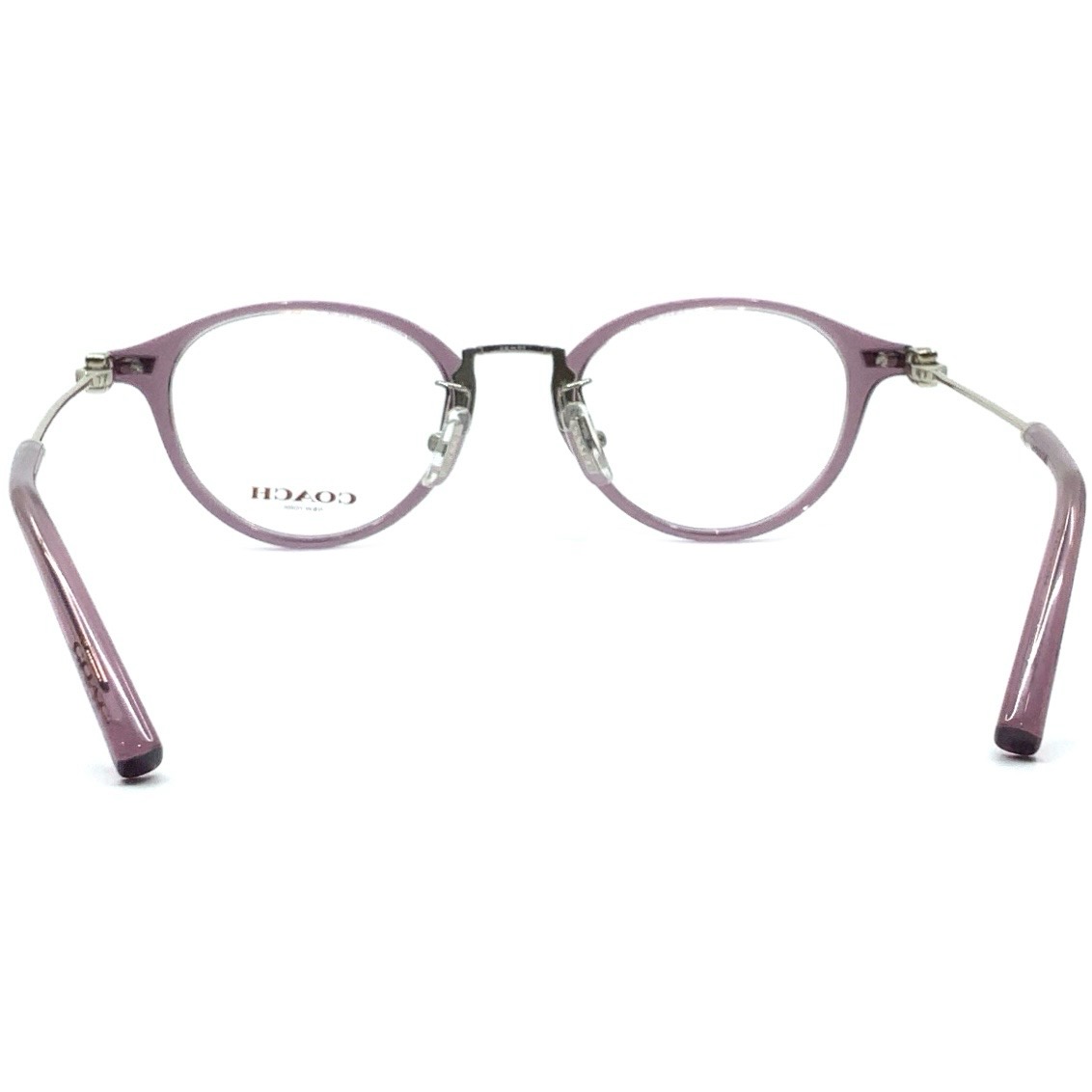 COACH コーチ メガネ HC6268D 5568 TRANSPARENT PURPLE 48サイズ (在庫
