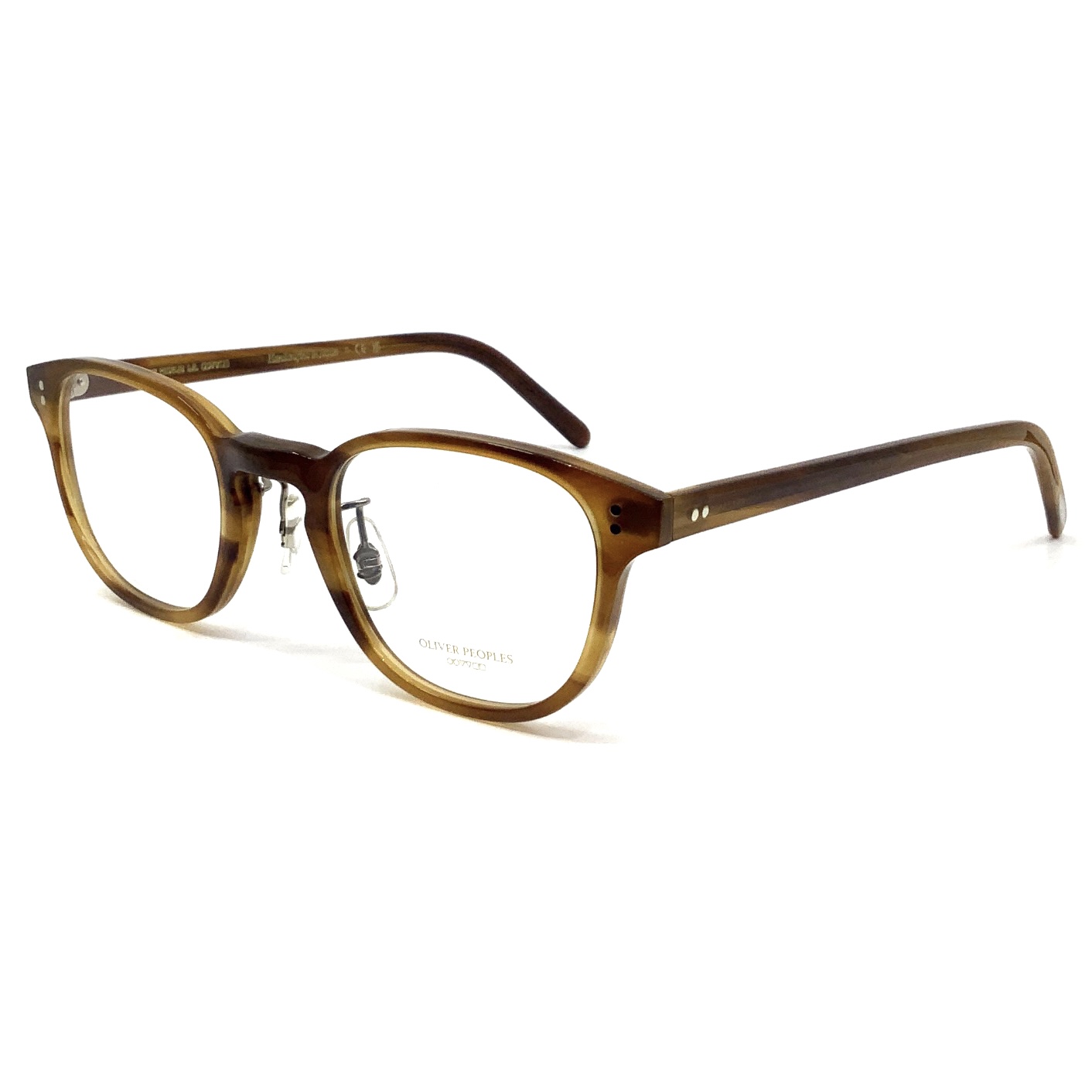 オリバーピープルズ 眼鏡 サイズ45 ブラウン - サングラス/メガネ