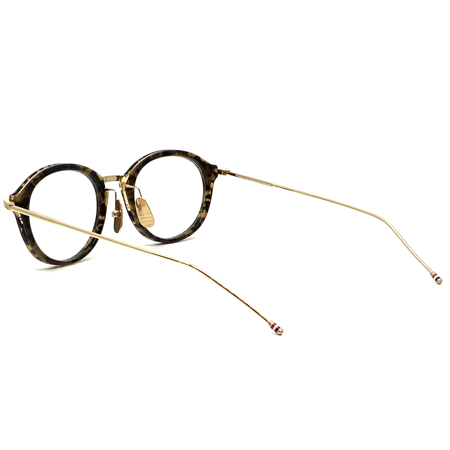 THOM BROWNE トムブラウン ラウンド眼鏡 UEO011A 206 49サイズ (在庫