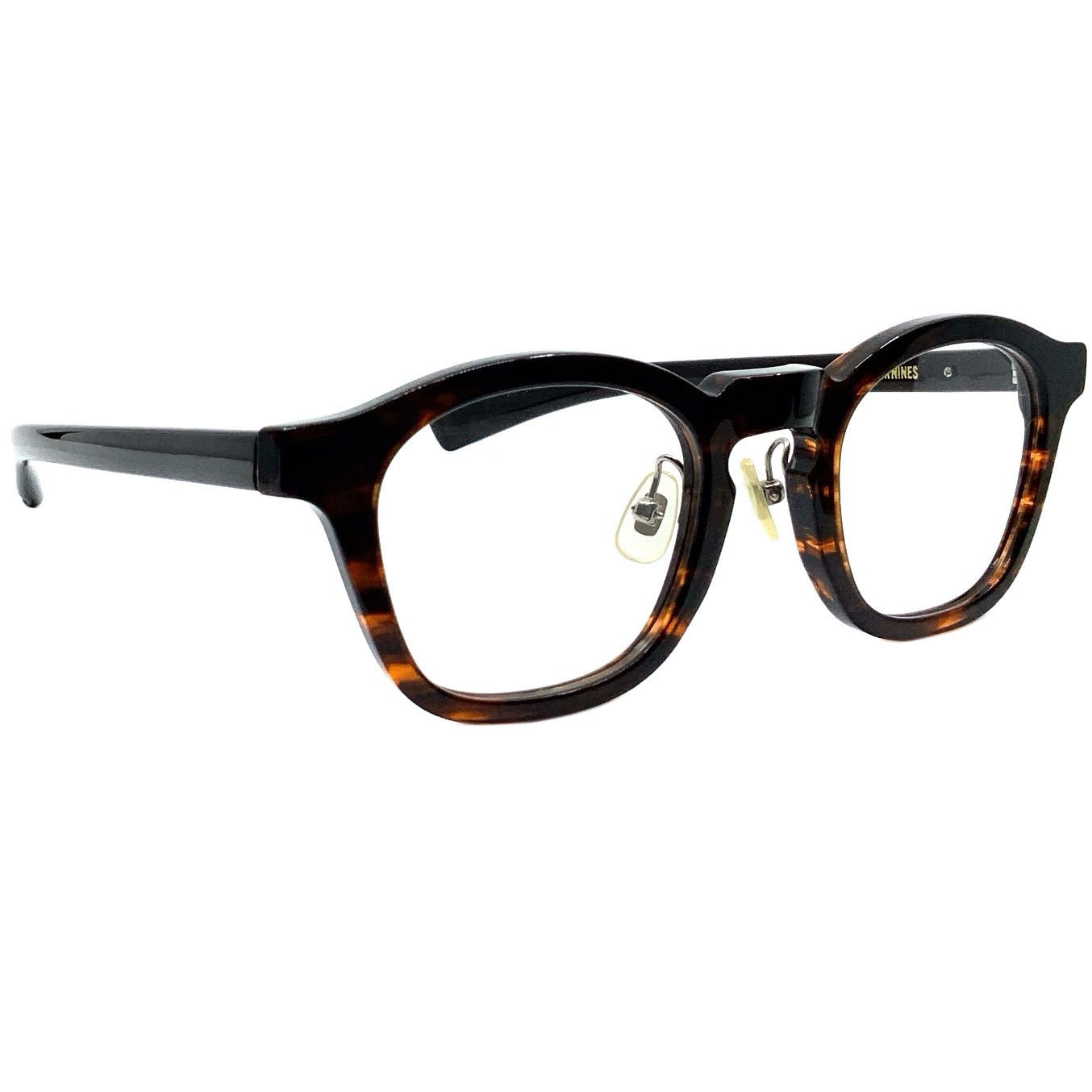 999.9 フォーナインズ メガネ FN-01E 647 オレンジブラウンササ 47